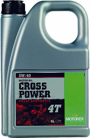 MOTOREX CROSS POWER 4T 5W40 (4 LITERS) 111510  /196051