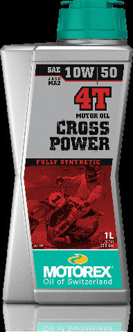 MOTOREX CROSS POWER 4T 10W50 1LT 10/CASE 198401