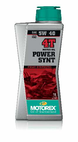 MOTOREX POWER SYNT 4T SAE 5W40 1LT 10/CASE 198462