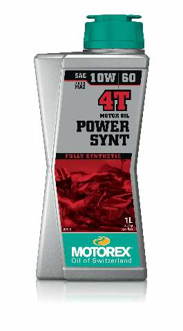 MOTOREX POWER SYNT 4T 10W60 1LT 10/CASE 198473