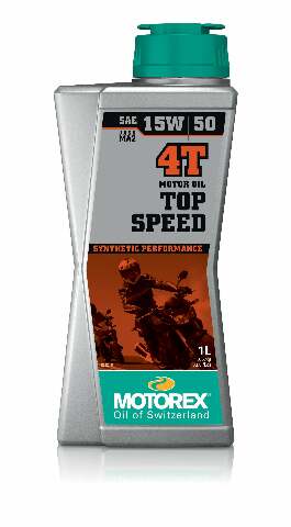 MOTOREX TOP SPEED 4T 15W50 1LT 10/CASE 198403