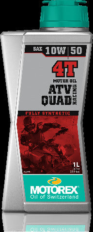 MOTOREX ATV QUAD RACING 4T SAE 10W50 1LT 10/CASE 198465
