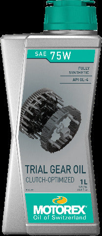 MOTOREX TRIAL GEAR OIL SAE 75W 1 LITER 10/CASE 201233