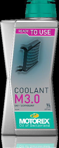 MOTOREX COOLANT M3.0 READY TO USE 1LT 10/CASE 198463