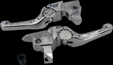 PSR ANTHEM SHORTY LEVER SET CHROME 17-20 FLT / HYD CLUTCH 12-01661-20