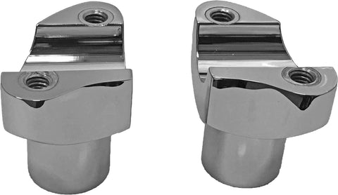 HARDDRIVE FORGED HANDLEBAR RISER STRAIGHT CHROME 2