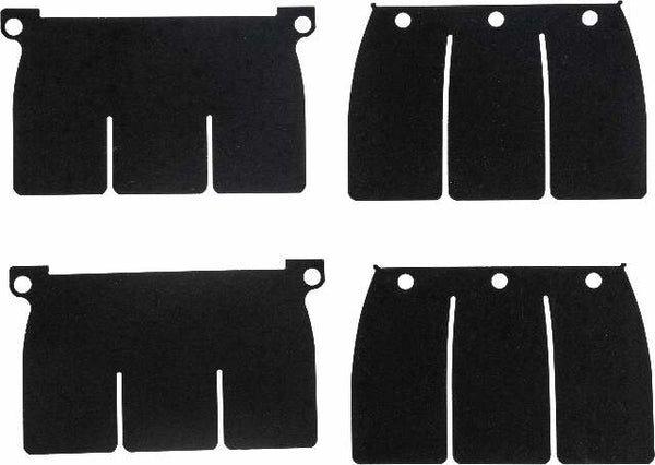 MOTO TASSINARI DELTA SYSTEM REPLACEMENT PETALS BLACK DP110-1