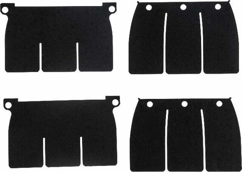 MOTO TASSINARI DELTA SYSTEM REPLACEMENT PETALS BLACK DP110-1
