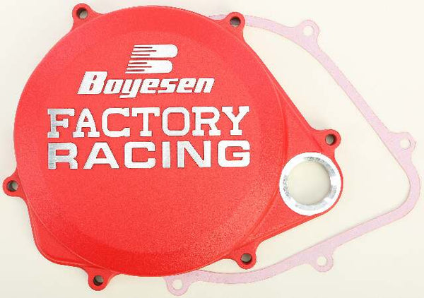 BOYESEN FACTORY RACING CLUTCH COVER RED CC-06CR