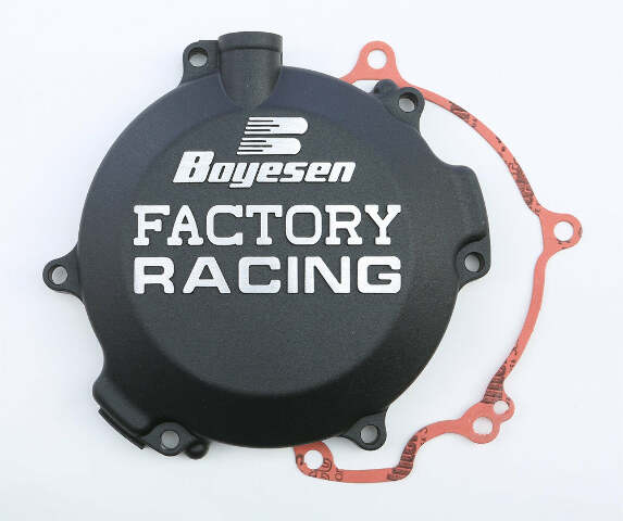BOYESEN FACTORY RACING CLUTCH COVER BLACK CC-10B