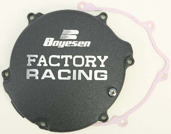 BOYESEN FACTORY RACING CLUTCH COVER BLACK CC-11B