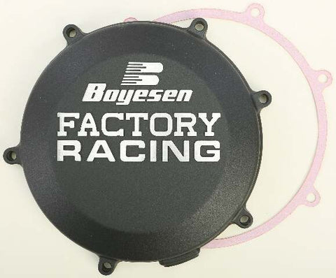 BOYESEN MOTORCYCLE CLUTCH COVER BLACK CC-18AB