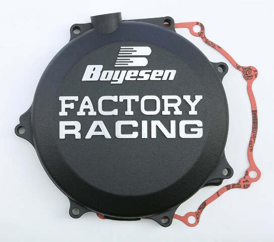 BOYESEN FACTORY RACING CLUTCH COVER BLACK CC-18B