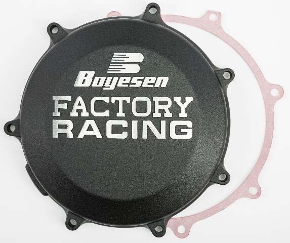 BOYESEN FACTORY RACING CLUTCH COVER KAW BLACK CC-18CB