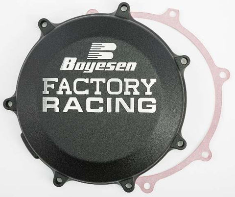 BOYESEN FACTORY RACING CLUTCH COVER KAW BLACK CC-18CB