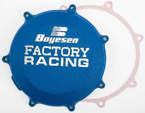 BOYESEN FACTORY RACING CLUTCH COVER KAW BLUE CC-18CL