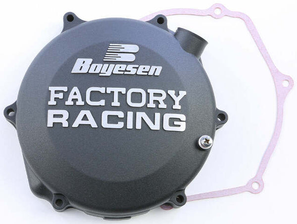BOYESEN FACTORY RACING CLUTCH COVER BLACK CC-26B