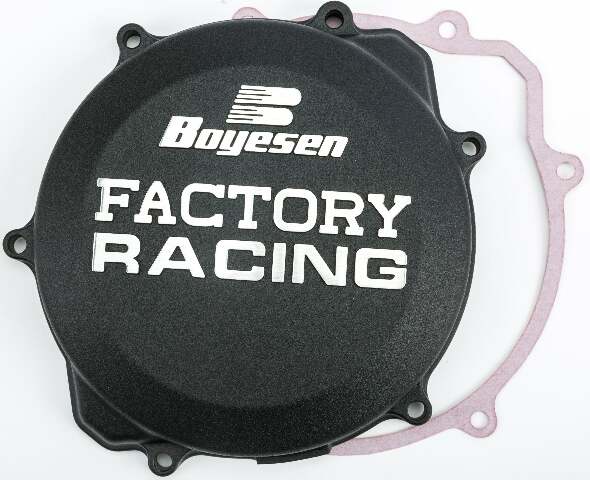 BOYESEN FACTORY RACING CLUTCH COVER BLACK CC-32AB