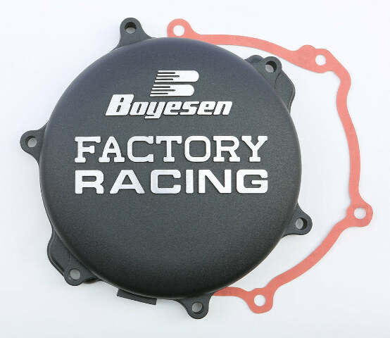 BOYESEN FACTORY RACING CLUTCH COVER BLACK CC-33B