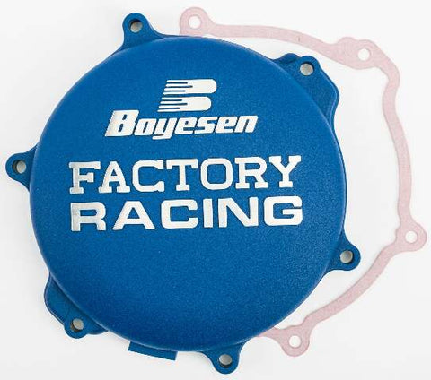 BOYESEN FACTORY RACING CLUTCH COVER BLUE CC-33L