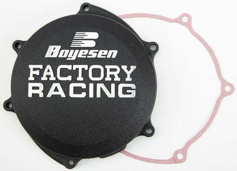 BOYESEN FACTORY RACING CLUTCH COVER BLACK CC-37CB