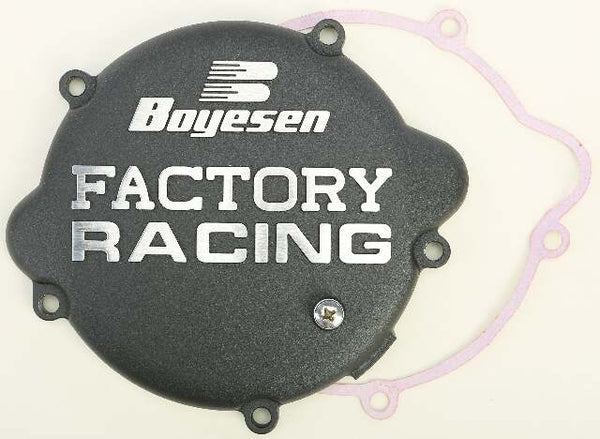 BOYESEN FACTORY RACING CLUTCH COVER BLACK CC-46B