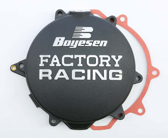 BOYESEN FACTORY RACING CLUTCH COVER BLACK CC-44B