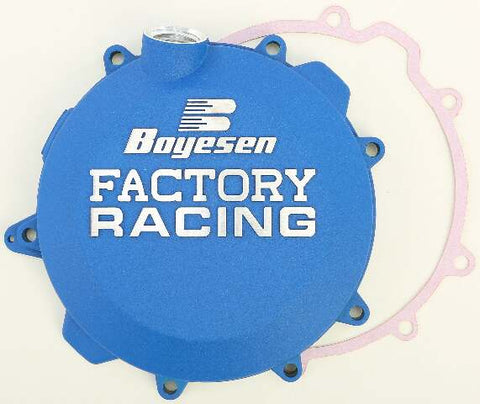 BOYESEN FACTORY RACING CLUTCH COVER BLUE CC-42CL