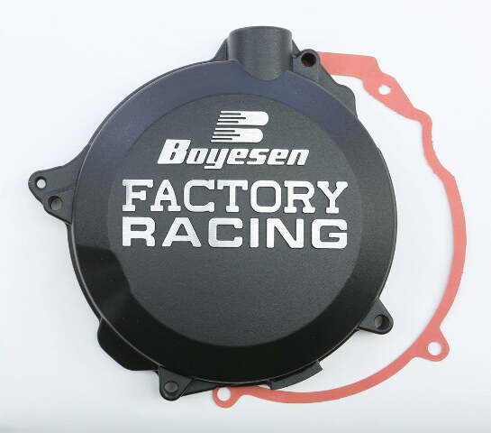 BOYESEN FACTORY RACING CLUTCH COVER BLACK CC-41B