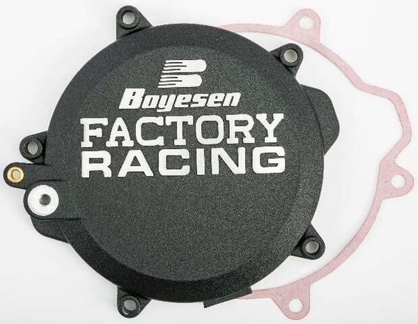 BOYESEN FACTORY RACING CLUTCH COVER HUSKY/KTM BLACK CC-46AB