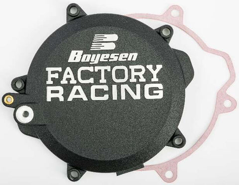 BOYESEN FACTORY RACING CLUTCH COVER HUSKY/KTM BLACK CC-46AB