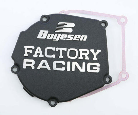 BOYESEN FACTORY RACING IGNITION COVER BLACK SC-12AB