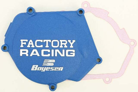 BOYESEN FACTORY RACING IGNITION COVER BLUE SC-32AL