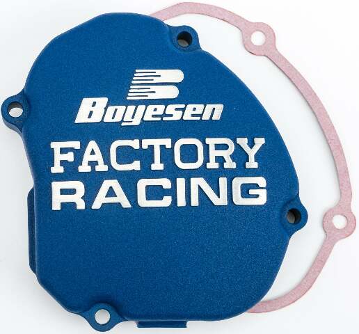 BOYESEN FACTORY RACING IGNITION COVER BLUE SC-33AL