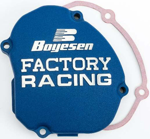BOYESEN FACTORY RACING IGNITION COVER BLUE SC-33AL