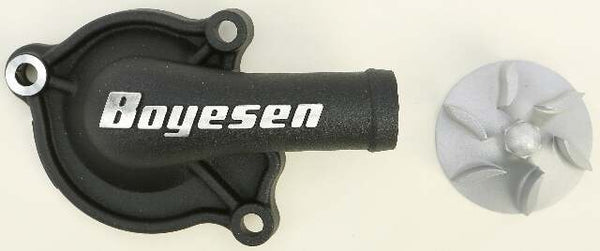 BOYESEN WATERPUMP COVER & IMPELLER KIT BLACK WPK-06AB