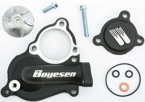 BOYESEN WATERPUMP COVER & IMPELLER KIT BLACK WPK-17AB