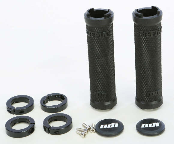 ODI RUFFIAN NO FLANGE LOCK-ON GRIP BLACK/BLACK 130MM L31RFB-B