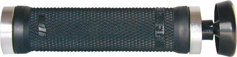 ODI RUFFIAN NO FLANGE LOCK-ON GRIP BLACK/SILVER 130MM L31RFB-S