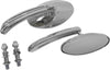 HARDDRIVE MIRRORS CHROME OVAL CHROME 18-242