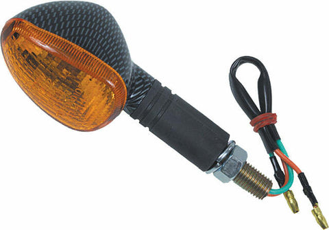 FIRE POWER OVAL MARKER LIGHT FRONT CARBON 01100072