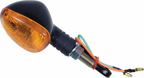 FIRE POWER OVAL MARKER LIGHT FRONT BLACK 01100071