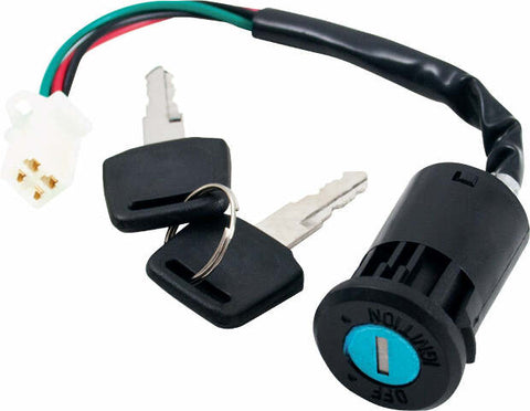 MOGO PARTS 4-STROKE IGNITION SWITCH 4 WIRE MALE PLUG 07-0507