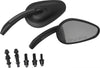 HARDDRIVE MIRRORS BLACK TAPERED BLACK 18-159