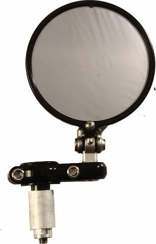 PSR FRANCO BAR END MIRROR BLACK 00-00200-22