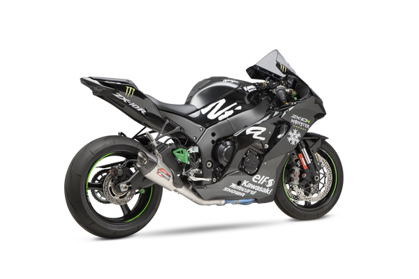 YOSHIMURA EXHAUST RACE AT2 3/4 SYS SS/CF KAW 14183CP520