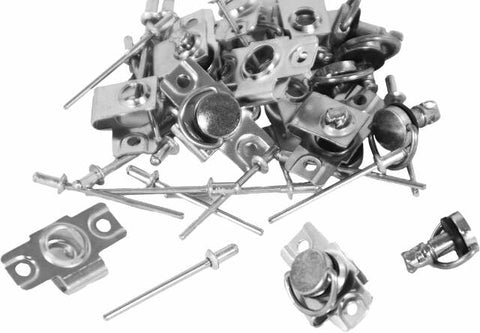COMP. WERKES QUICK RELEASE BODY CLIPS RIVET 17MM 10/PK MPH-901-17R