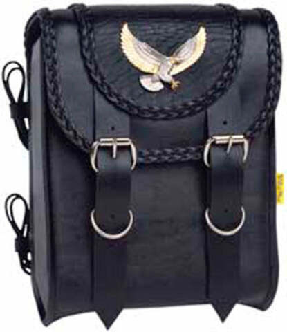 WILLIE & MAX SISSY BAR BAG BLACK MAGIC 58411-00