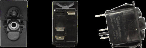 XTC POWER PRODUCTS DASH SWITCH BODY SINGLE ACC W/INCDSNT SW11-IN000000