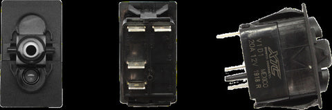 XTC POWER PRODUCTS DASH SWITCH BODY MOMENTARY BLUE BOTTOM SW12-NB000000